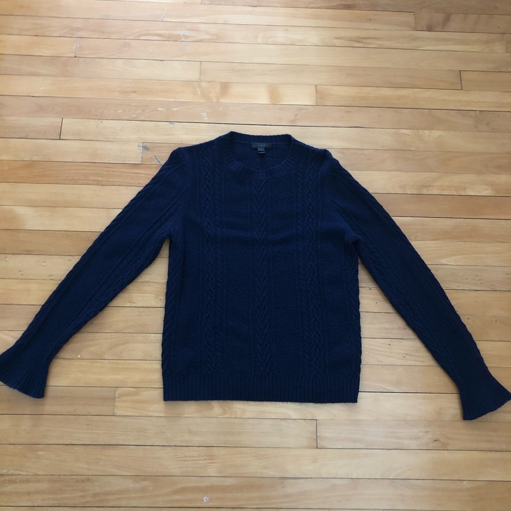 JCrew navy sweater size S